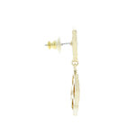 FLOWER 2 - Floreal earring made of light gold, born to be matched with FLOWER necklace. - A.Z. Bigiotterie