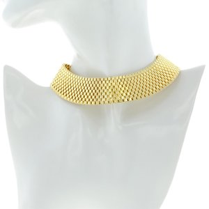 CAROLINE - Un girocollo in oro chiaro dall'effetto choker, raffinato e sofisticato per una donna che vuole farsi notare. - A.Z. Bigiotterie