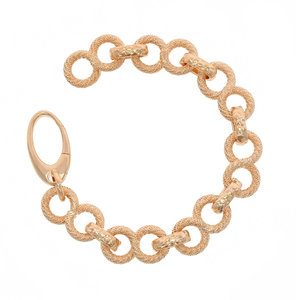 INFINITE - Pink gold plated bracelet with infinite motif. - A.Z. Bigiotterie