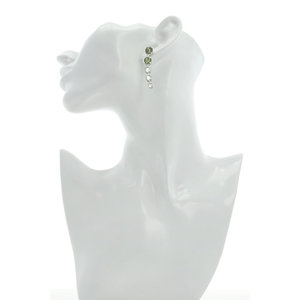 LIGHTING BOLD - Earrings composed by crystal tones from fum&egrave; to white, give a special light to the face. - A.Z. Bigiotterie