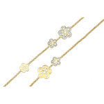 DAISY 2 - Together with DAISY earrings, this wonderful necklace creates a perfect sweet and romantic look.
Jewel made of light gold and rodhium with daisy charms surrounded by crystals. - A.Z. Bigiotterie