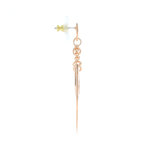 INDIA - A sweet and refined earring in pink gold , ideal for an everyday wear. - A.Z. Bigiotterie