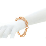 INFINITE - Pink gold plated bracelet with infinite motif. - A.Z. Bigiotterie