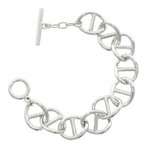 MARIKA - This is a bracelet in rodhium with an strong character, you can wear it and always be stylish. - A.Z. Bigiotterie